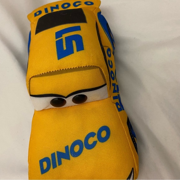 Ty Sparkles Disney Pixar Cruz Ramirez Cars Yellow Dinoco 51 Toy Car Plushie - Picture 9 of 12